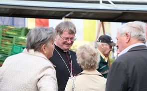Begegnung auf dem Wochenmarkt / Visitation in Schärding