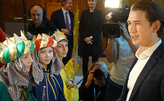 Heilige Könige bei Bundeskanzler Sebastian Kurz