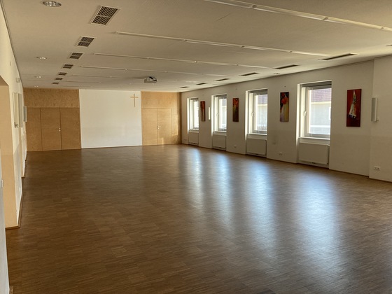 Saal unseres Pfarrzentrums St. Margaretha