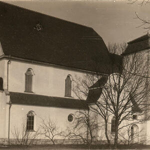 Außenbereich der Pfarrkirche Sattledt aus dem Jahr 1937