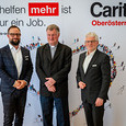 v.l.: Mag. Stefan Pimmingstorfer, Bischof Dr. Manfred Scheuer und Franz Kehrer, MAS