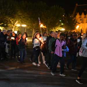 Lourdes, Lichterprozession 
