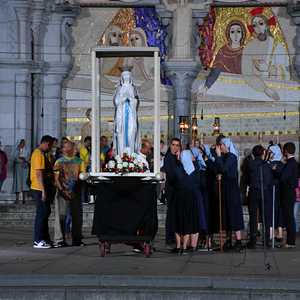 Lourdes, Lichterprozession 